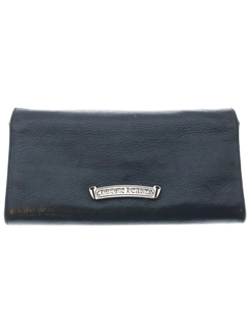 Chrome Hearts Judy Cross Ball Button Leather Wallet Black